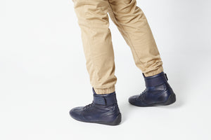 Iconic High - Navy Blue Deer Leather [Ready to ship] - VANDEL