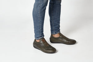 Iconic Low - Military Deer Leather [Ready to ship] - VANDEL